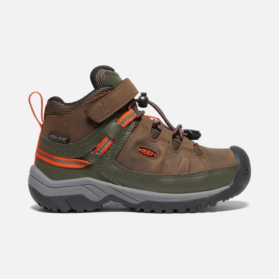 dark_earth_forest_night_keen_little_kids_targhee_waterproof_boot.jpg Dark Earth-Forest Night Keen Little Kids' Targhee Waterproof Boot - Image 1