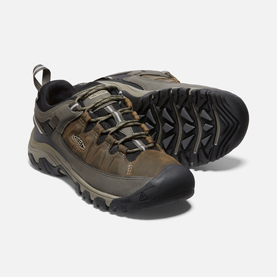 Keen BUNGEE CORD-BLACK Men's Targhee III Waterproof Wide - Image 5