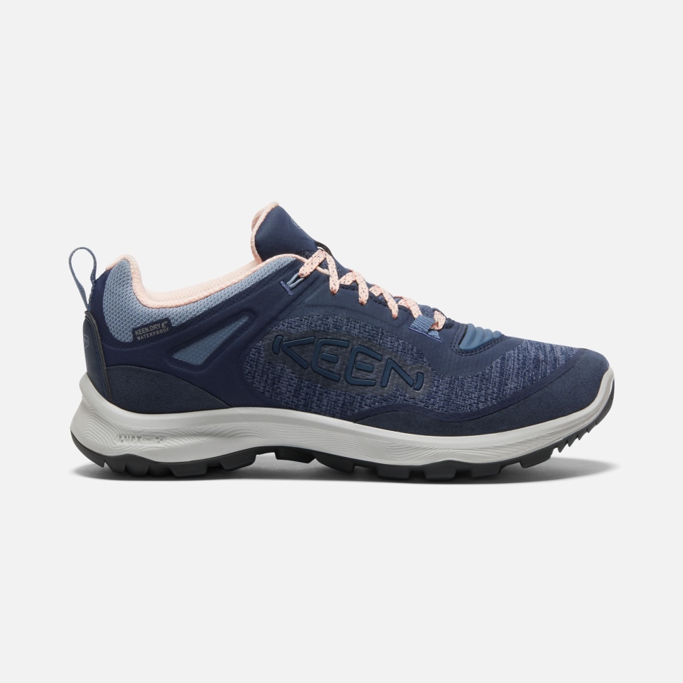 keen_vintage_indigo_peachy_keen_womens_terradora_flex_waterproof_shoe.jpg Keen Vintage Indigo-Peachy KEEN Women's Terradora Flex Waterproof Shoe - Image 1