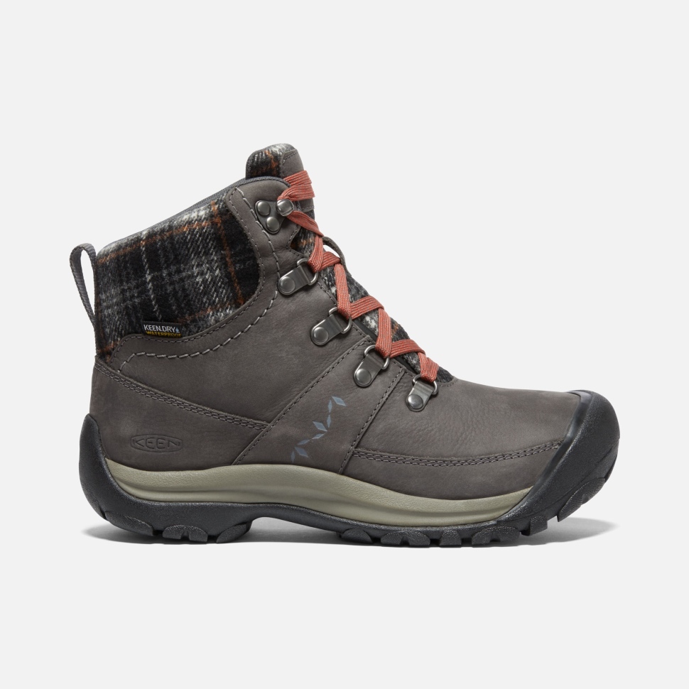magnet_black_plaid_womens_kaci_iii_winter_waterproof_boot_keen.jpg Magnet-Black Plaid Women's Kaci III Winter Waterproof Boot Keen - Image 1