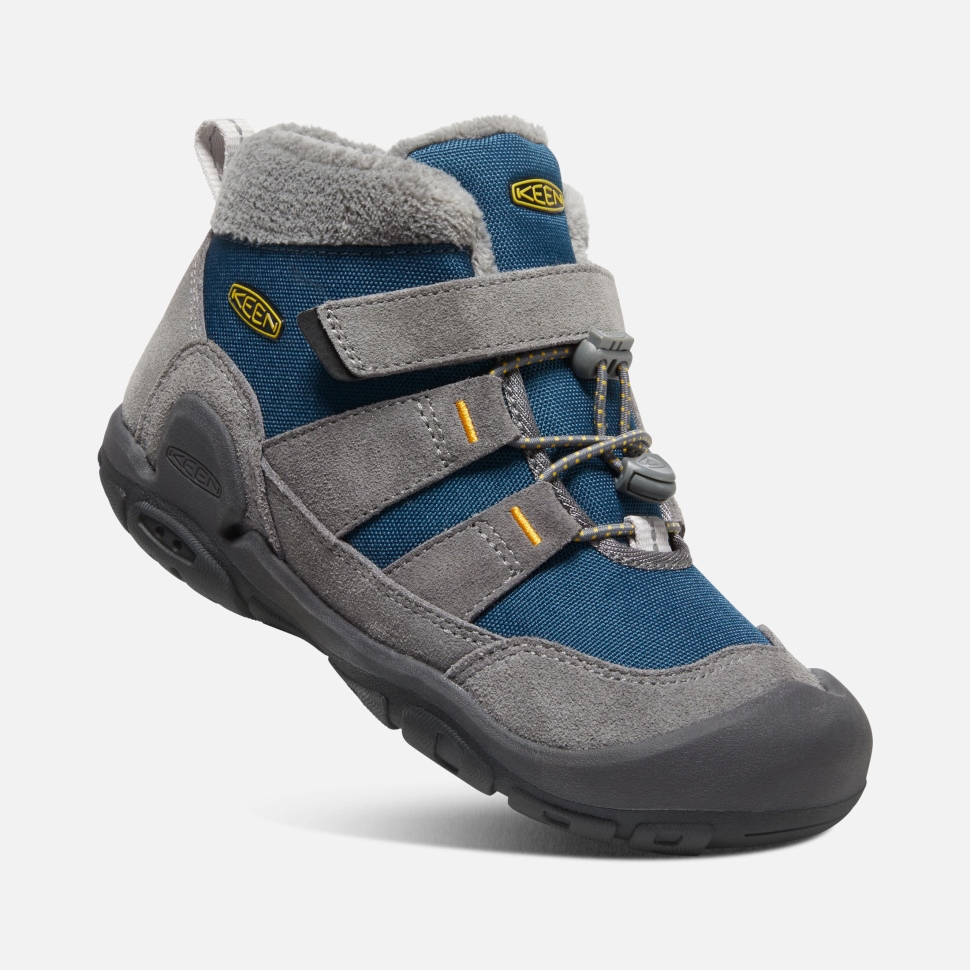 Keen Steel Grey-Blue Wing Teal Big Kids' Knotch Chukka