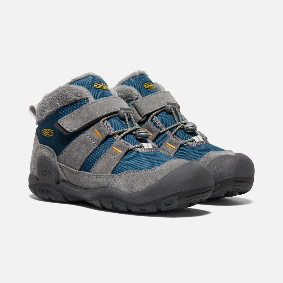 Keen Steel Grey-Blue Wing Teal Big Kids' Knotch Chukka