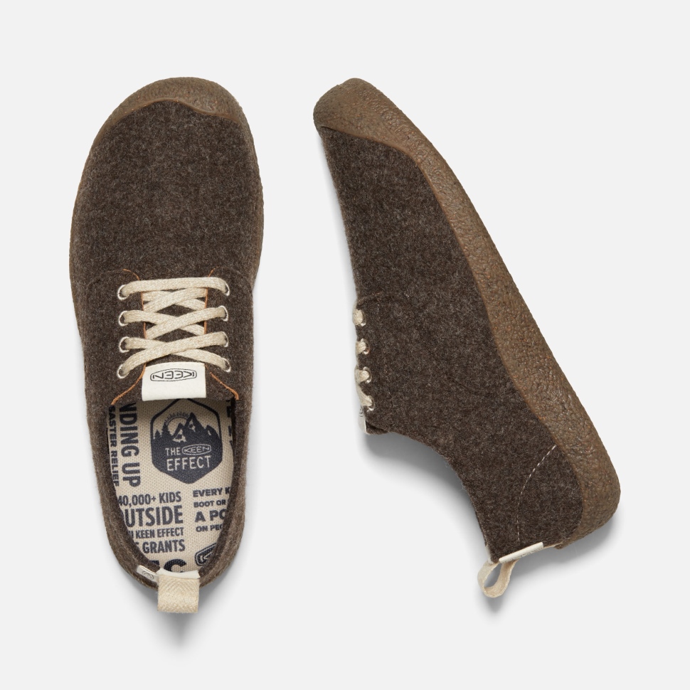 Keen Brown Felt-Birch Men's Mosey Derby Shoe