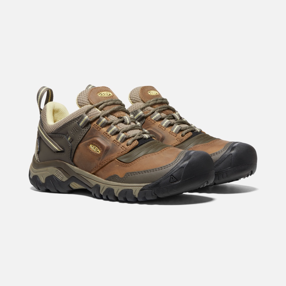 Safari-Custard Women's Ridge Flex Waterproof Keen