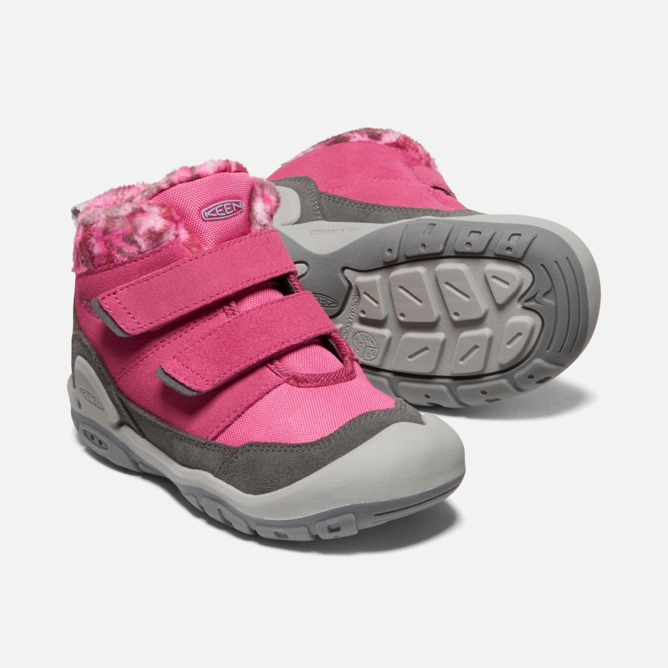 Fruit Dove-Black Little Kids' Knotch Double Strap Chukka Keen