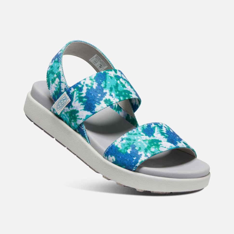 Keen Porcelain-Tie Dye Women's Elle Backstrap Sandal