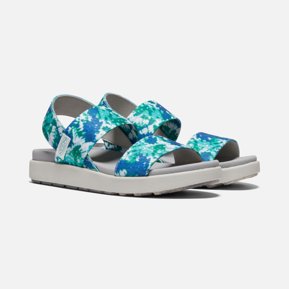 Keen Porcelain-Tie Dye Women's Elle Backstrap Sandal
