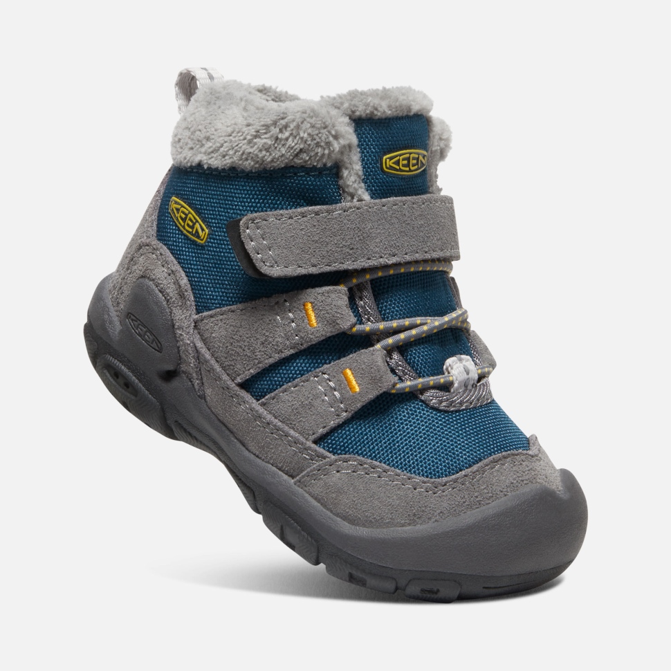 Keen Steel Grey- Blue Wing Teal Toddlers' Knotch Chukka