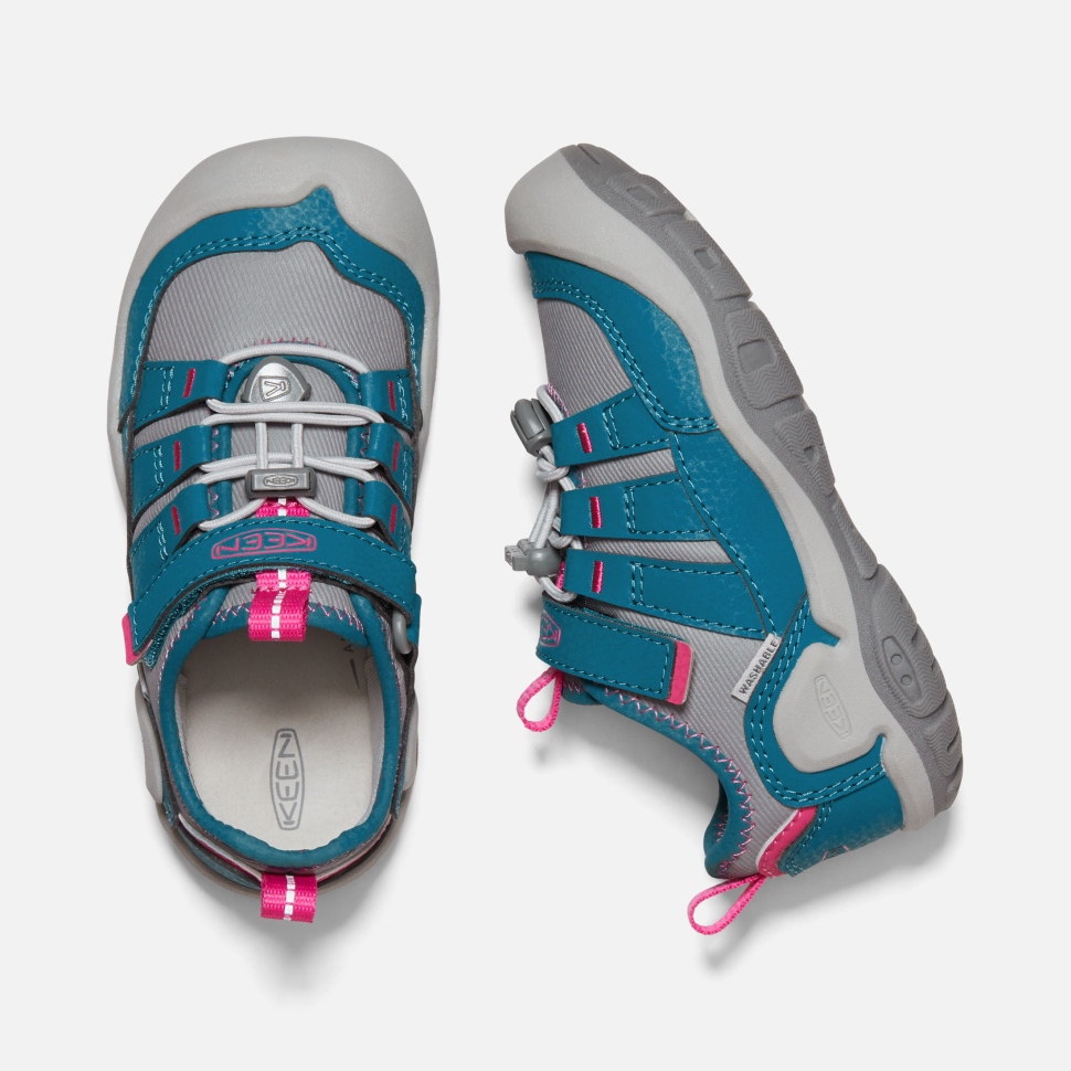 Keen Legion Blue-Steel Grey Little Kids' Knotch Hollow Sneaker