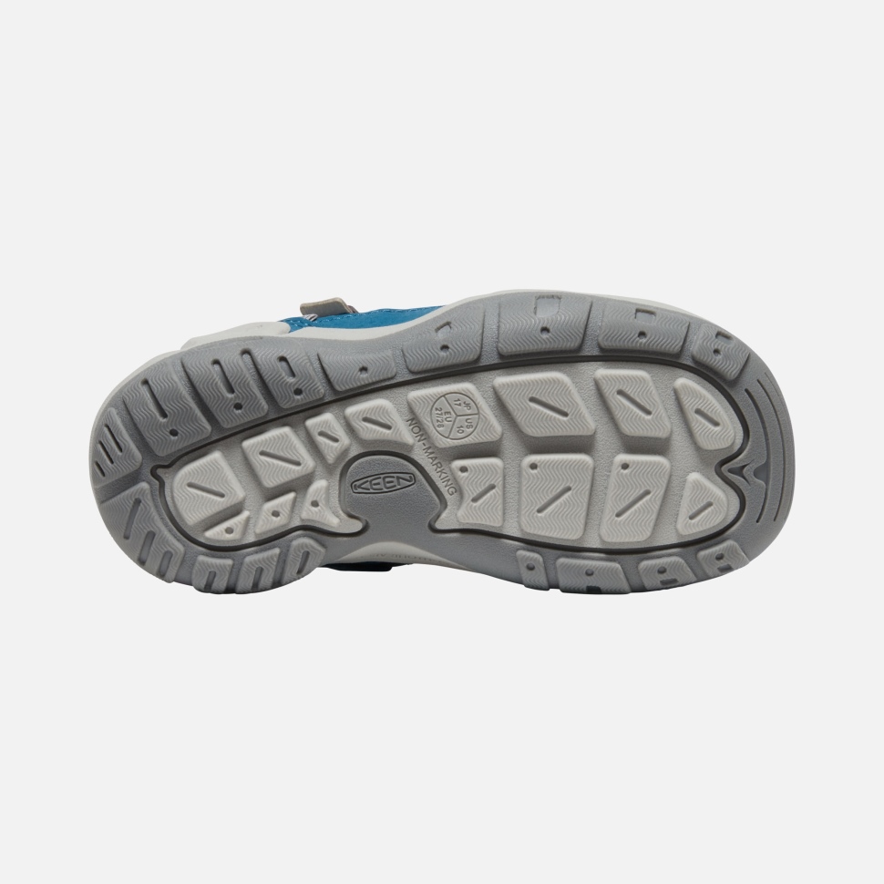 Keen Legion Blue-Steel Grey Little Kids' Knotch Hollow Sneaker