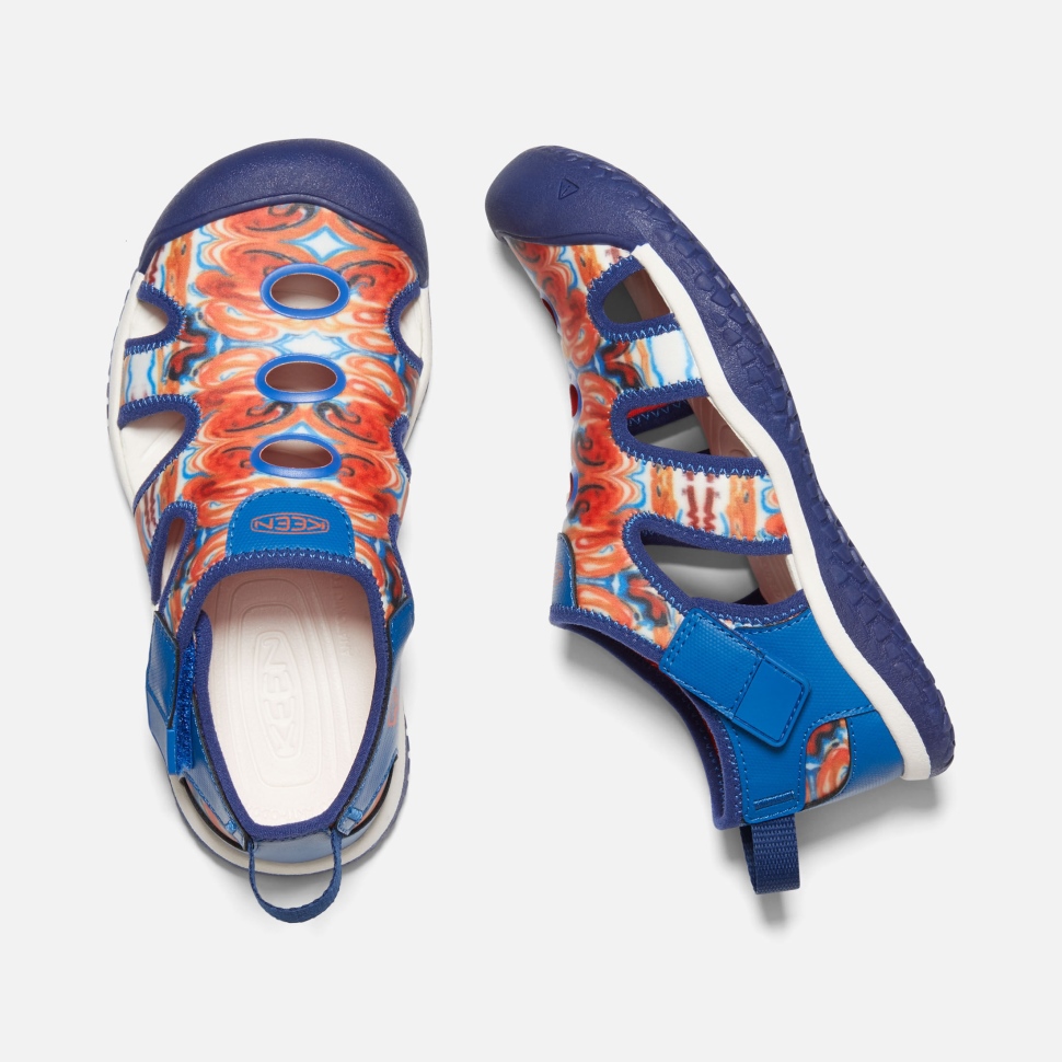 Orange Peel-Blue Big Kids' Stingray x Outdoor Afro Keen