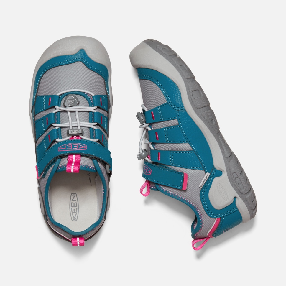 Keen Legion Blue-Steel Grey Big Kids' Knotch Hollow Sneaker