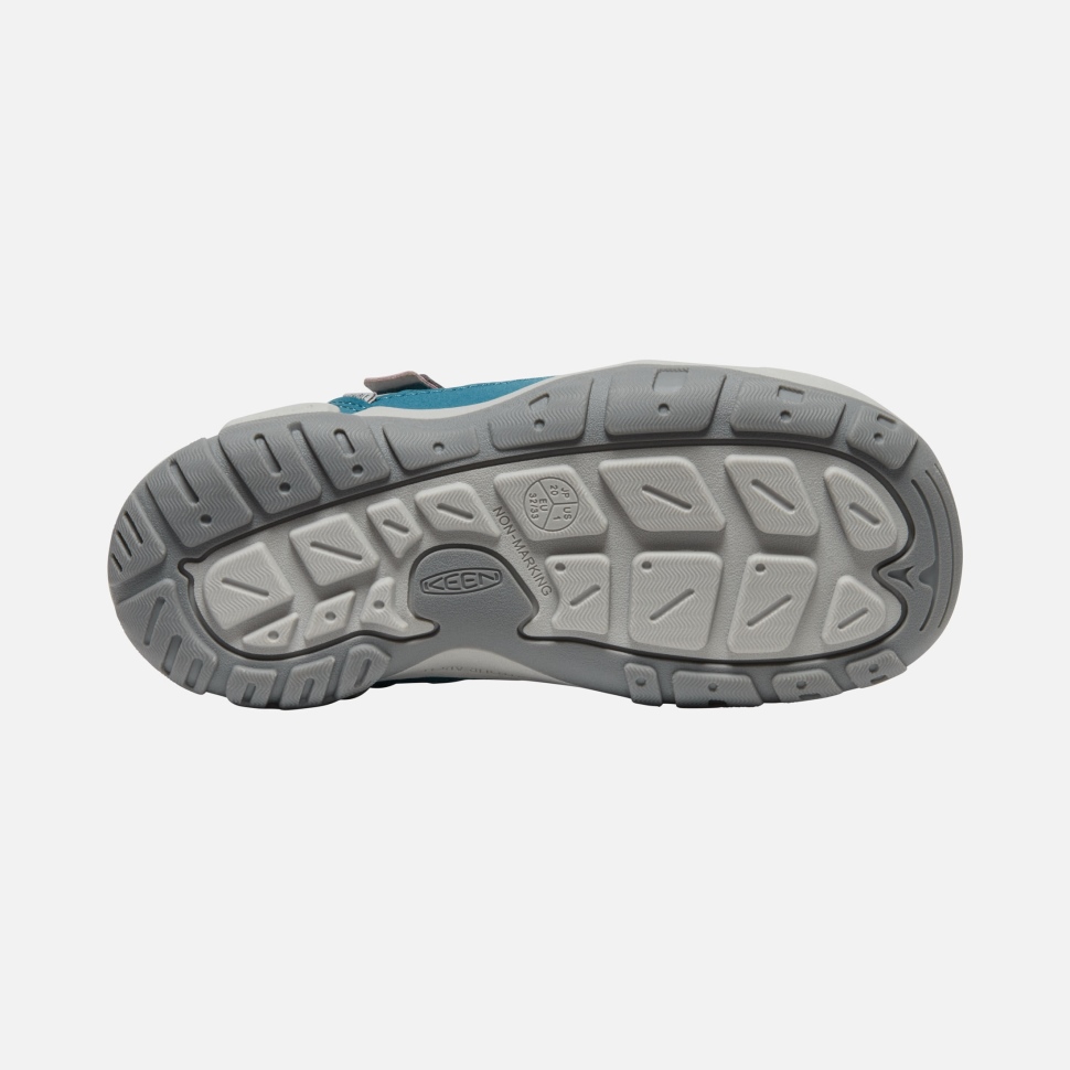 Keen Legion Blue-Steel Grey Big Kids' Knotch Hollow Sneaker