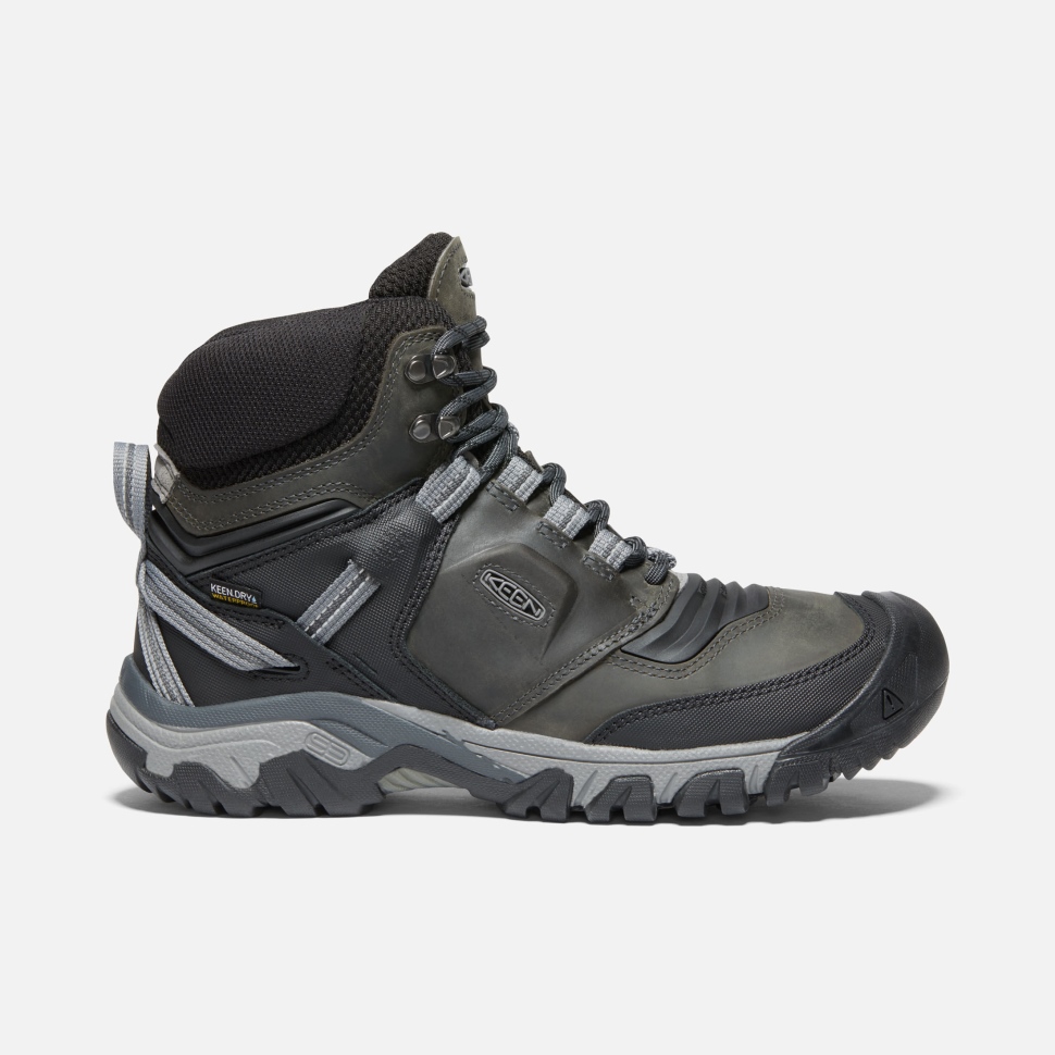 Keen Magnet-Black Men's Ridge Flex Waterproof Boot