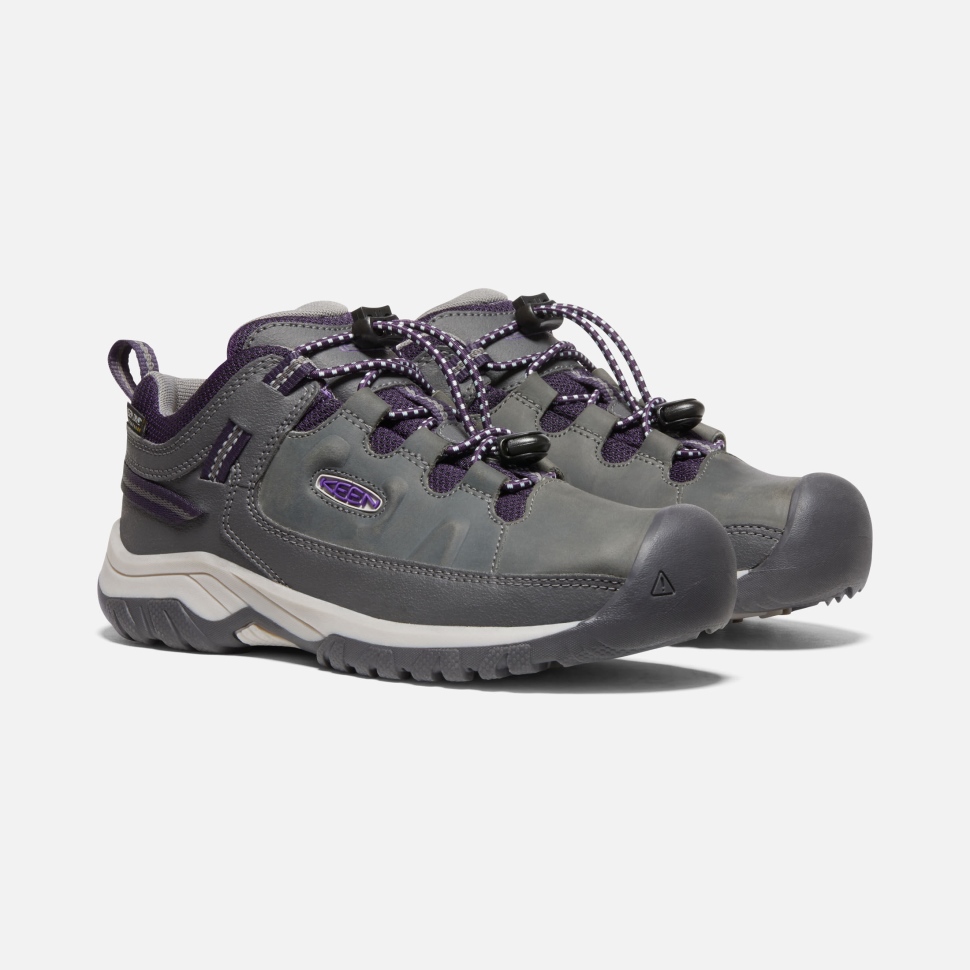 Keen Magnet-Tillandsia Purple Big Kids' Targhee Waterproof Shoe