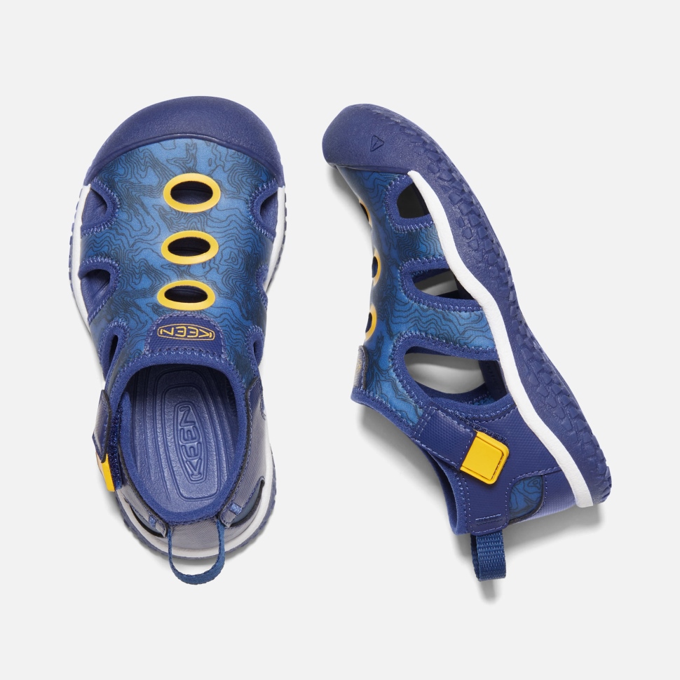 Keen Bright Cobalt-Blue Depths Little Kids' Stingray Sandal