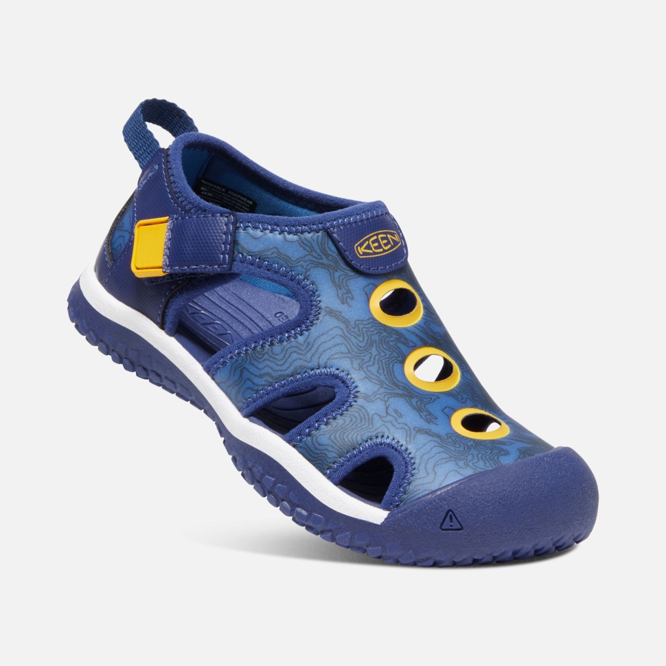 Keen Bright Cobalt-Blue Depths Little Kids' Stingray Sandal