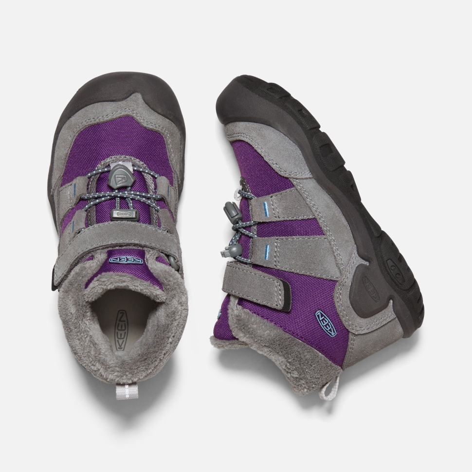 Steel Grey-Charisma Little Kids' Knotch Chukka Keen