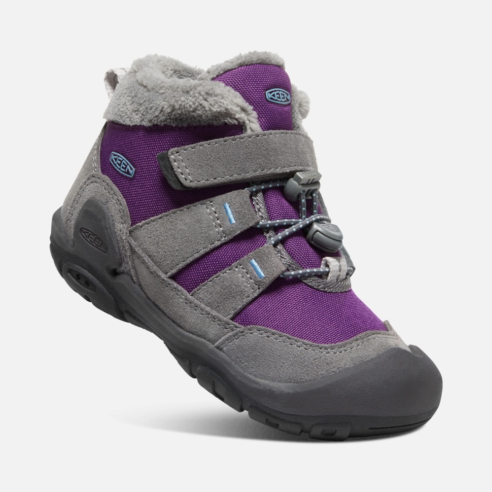 Steel Grey-Charisma Little Kids' Knotch Chukka Keen
