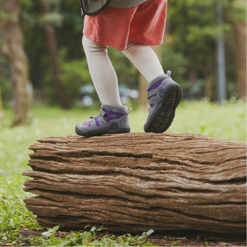 Steel Grey-Charisma Big Kids' Knotch Chukka Keen