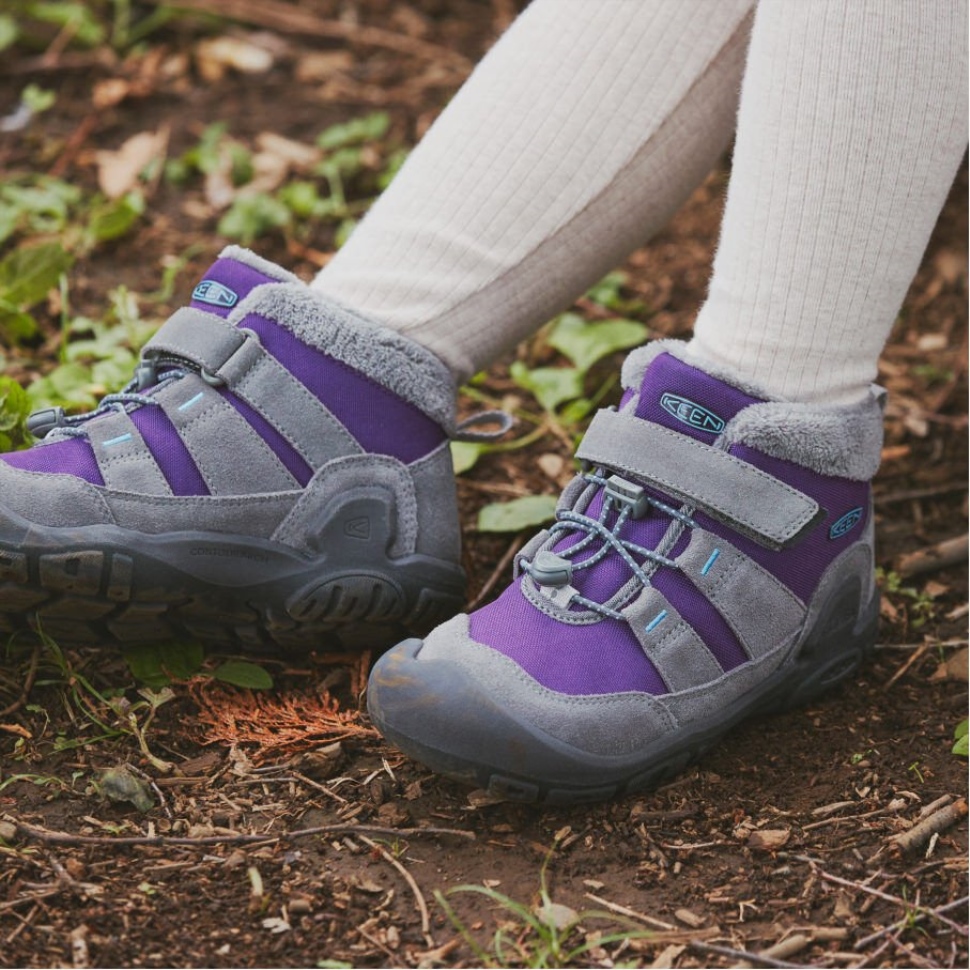 Steel Grey-Charisma Big Kids' Knotch Chukka Keen