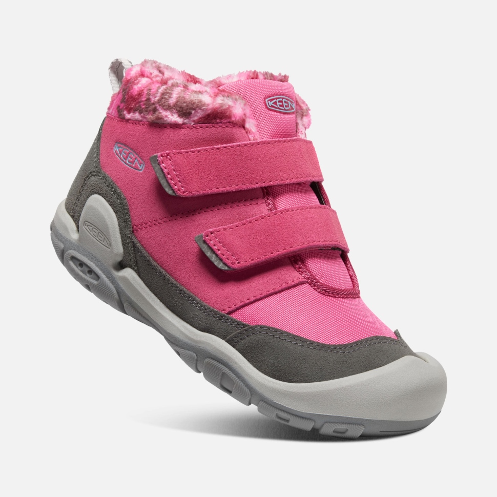 Fruit Dove-Black Keen Big Kids' Knotch Double Strap Chukka