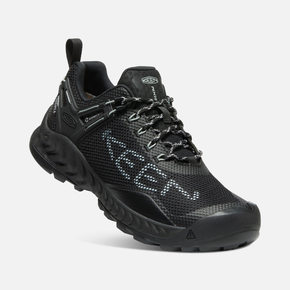 Black-Cloud Blue Keen Women's NXIS EVO Waterproof Shoe