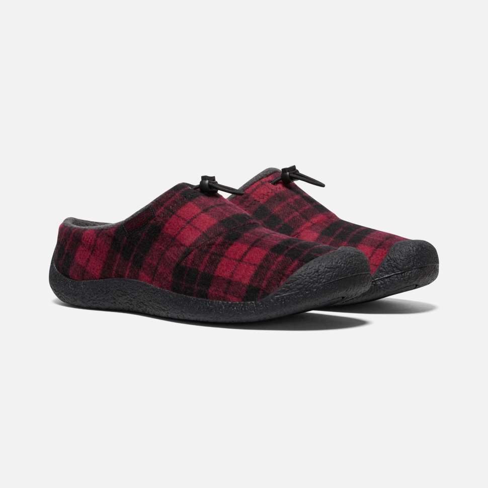 Rhubarb Plaid-Black Men's Howser III Slide Keen