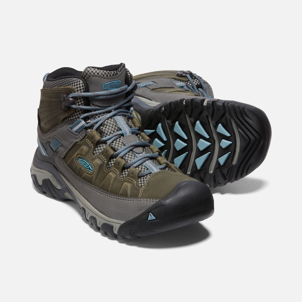 Keen Magnet-Atlantic Blue Women's Targhee III Waterproof Boot Wide