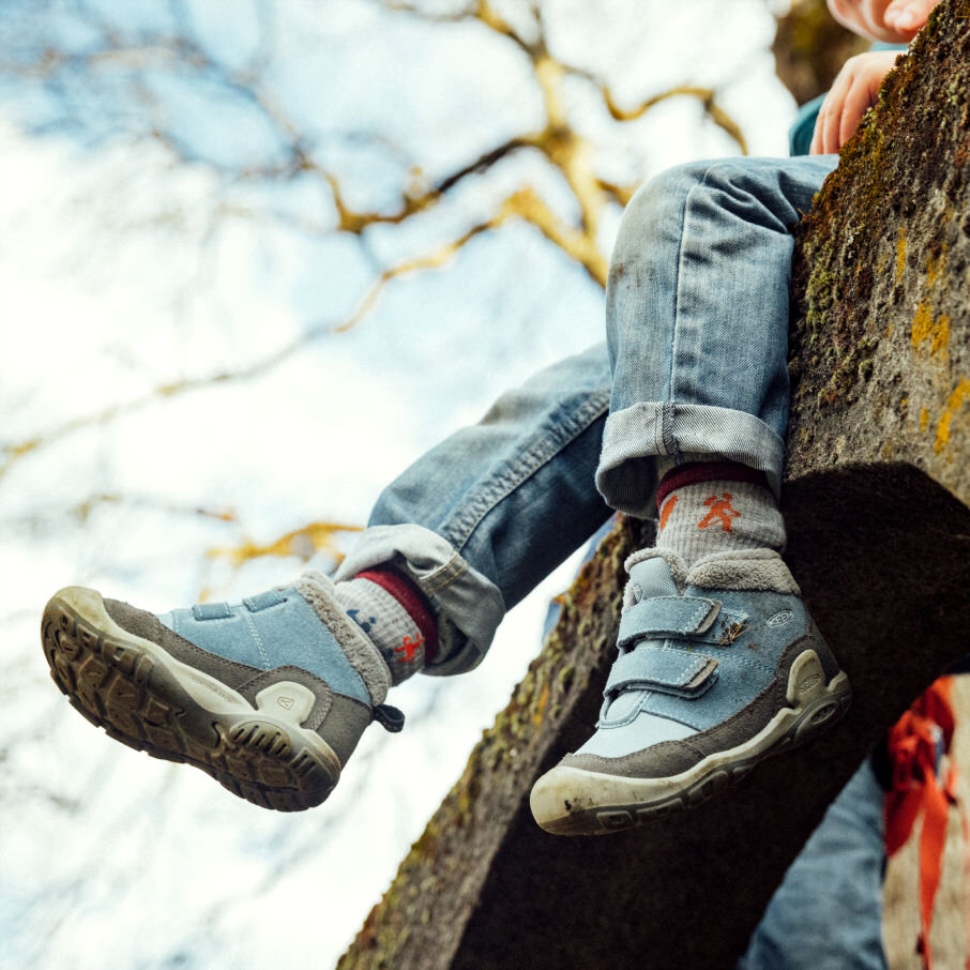 Magnet-Blue Shadow Keen Little Kids' Knotch Double Strap Chukka