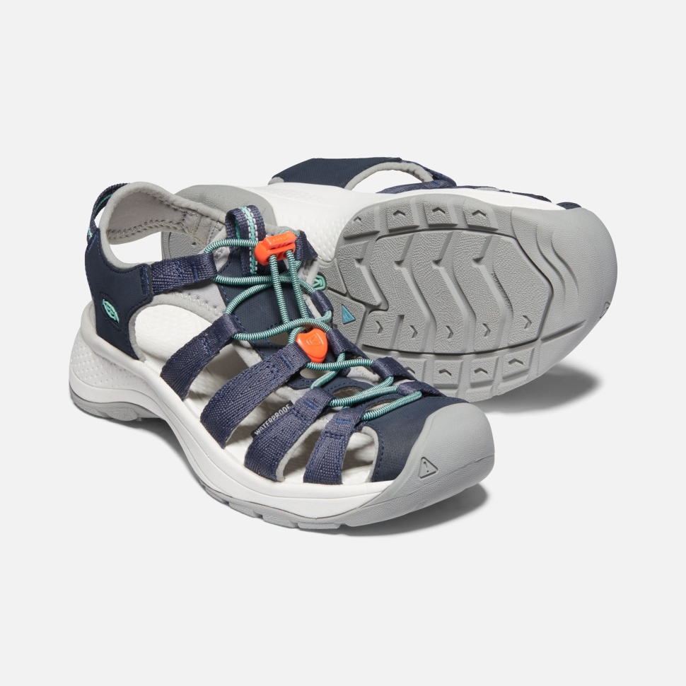 Navy-Beveled Glass Keen Women's Astoria West Sandal