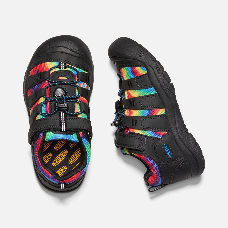 Keen Black-Original Tie Dye Big Kids’ Newport Shoe