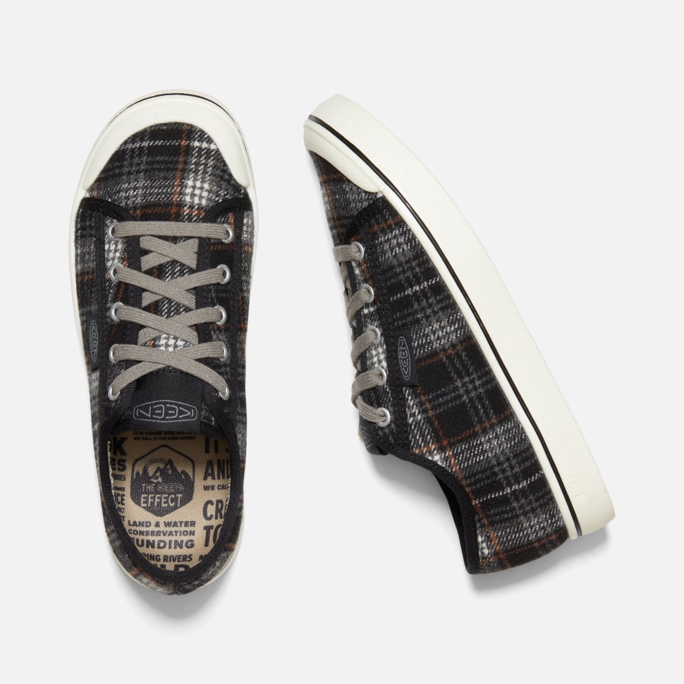 Black Plaid-Steel Grey Women's Elsa V Sneaker Keen
