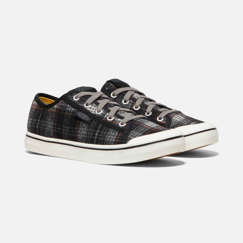 Black Plaid-Steel Grey Women's Elsa V Sneaker Keen
