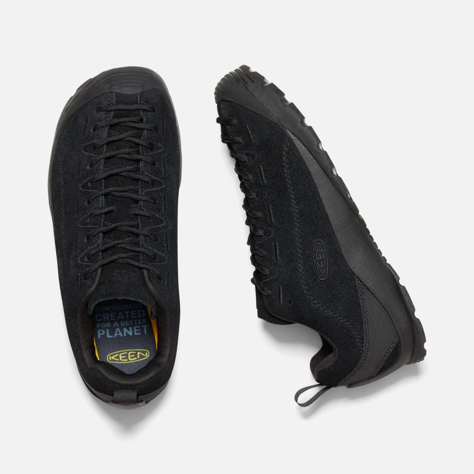 Hairy Black-Black Women's Jasper Suede Sneakers Keen