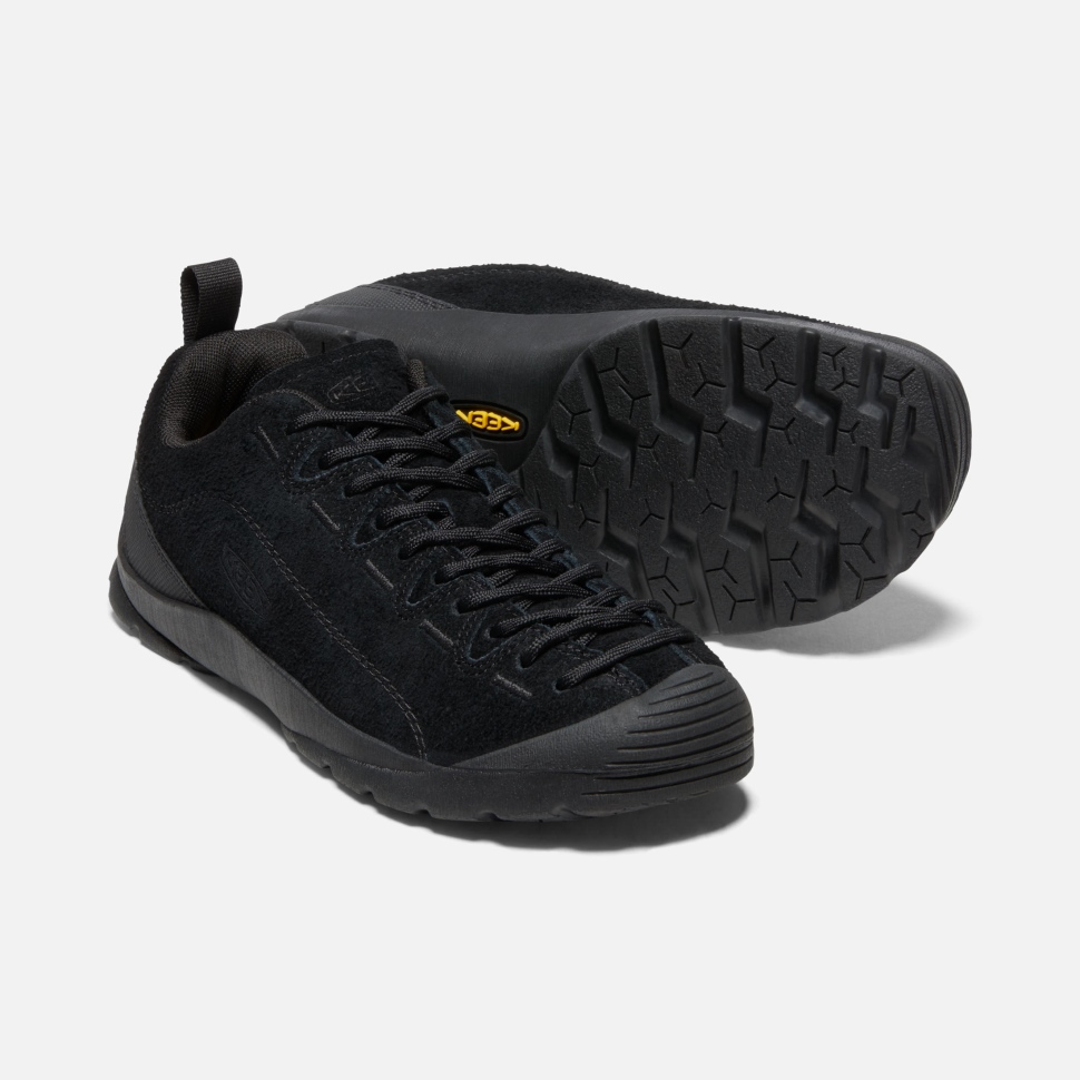 Hairy Black-Black Women's Jasper Suede Sneakers Keen