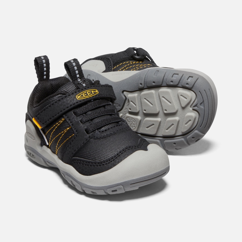 Black-KEEN Yellow Toddlers' Knotch Peak Sneaker Keen