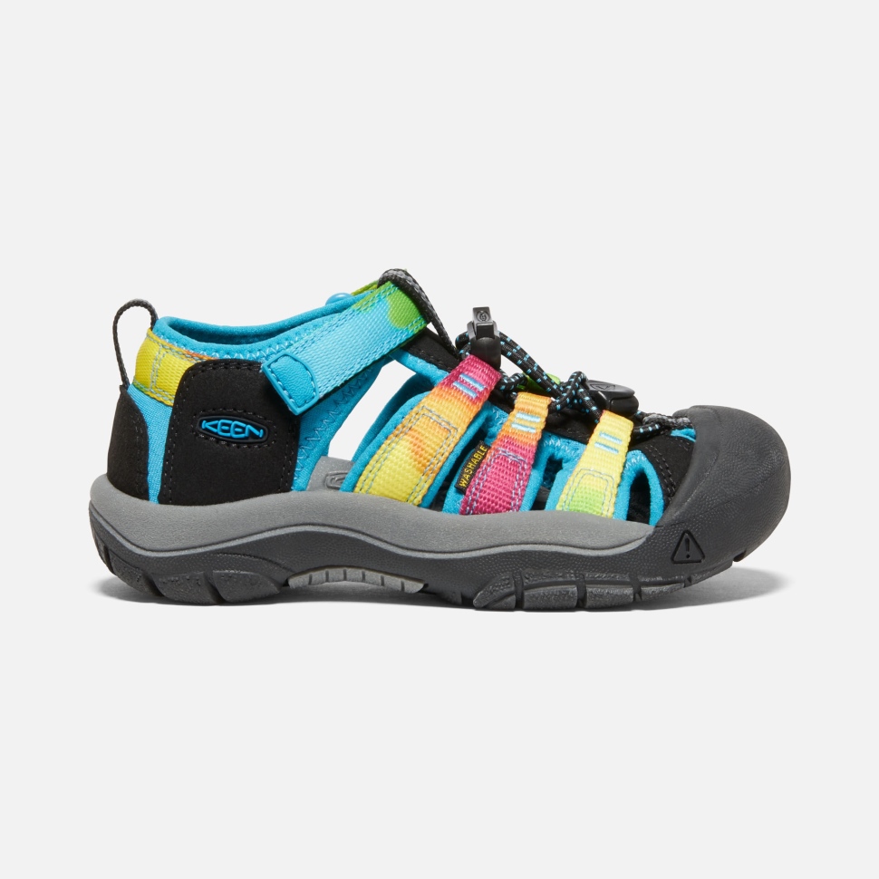 Rainbow Tie Dye Keen Little Kids' Newport H2