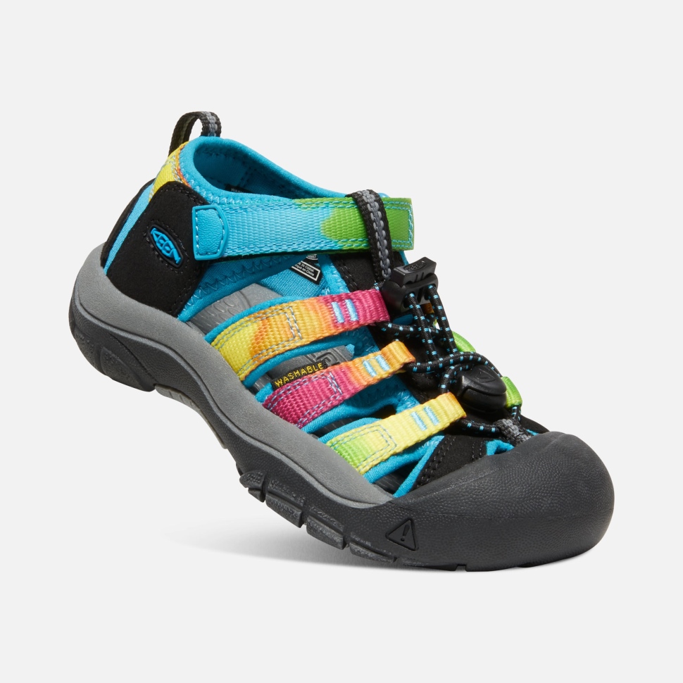 Rainbow Tie Dye Keen Little Kids' Newport H2