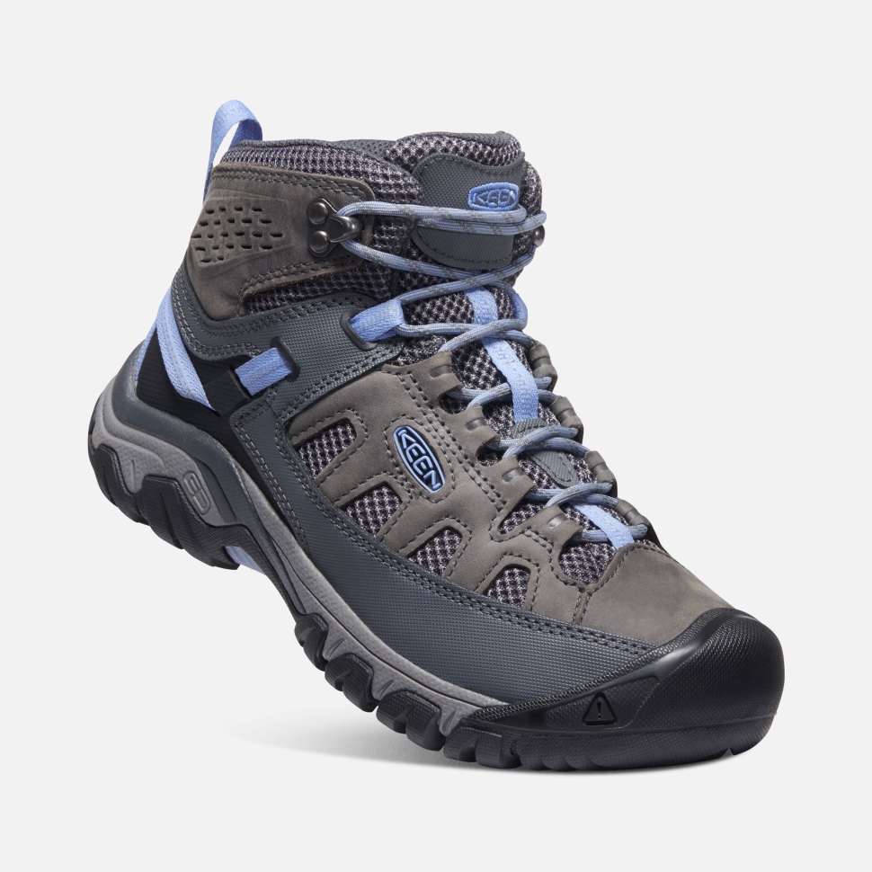 Steel Grey-Hydrangea Keen Women's Targhee Vent Mid
