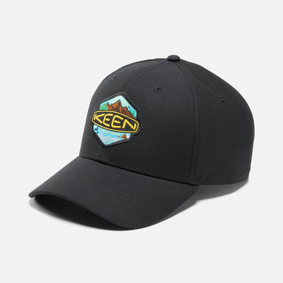 black_keen_keen_badge_hat.jpg Black Keen KEEN Badge Hat - Image 1