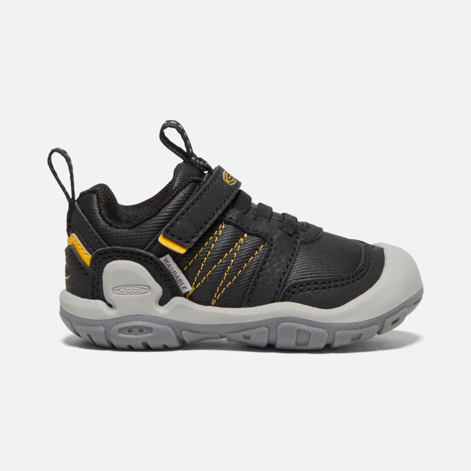 black_keen_yellow_toddlers_knotch_peak_sneaker_keen.jpg Black-KEEN Yellow Toddlers' Knotch Peak Sneaker Keen - Image 1
