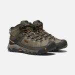 BLACK OLIVE-GOLDEN BROWN Keen Men's Targhee III Waterproof Mid Wide - Image 6