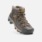Black Olive-Yellow Men's Targhee II Mid Waterproof Hiking Boots Keen - Image 4