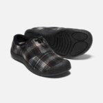 Black Plaid-Steel Grey Keen Women's Howser III Slide - Image 5