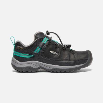 Black-Star White Big Kids' Targhee Waterproof Shoe Keen