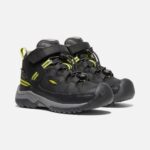 Black-Steel Grey Little Kids' Targhee Waterproof Boot Keen - Image 6