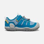 Blue Shadow-Mykonos Blue Keen Big Kids' Knotch Hollow Sneaker
