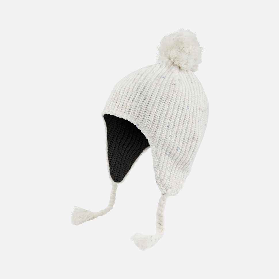 creme_pom_hat_keen.jpg Creme Pom Hat Keen - Image 1