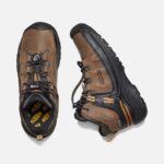 Dark Earth-Golden Brown Big Kids' Targhee Waterproof Boot Keen - Image 2